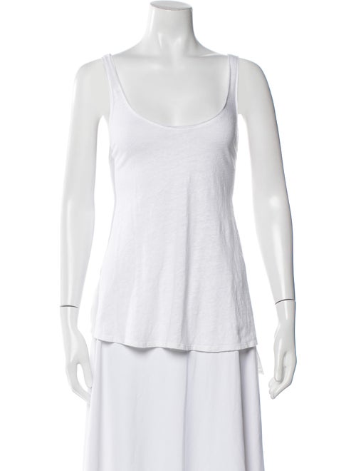 Calypso St. Barth Linen Scoop Neck Top