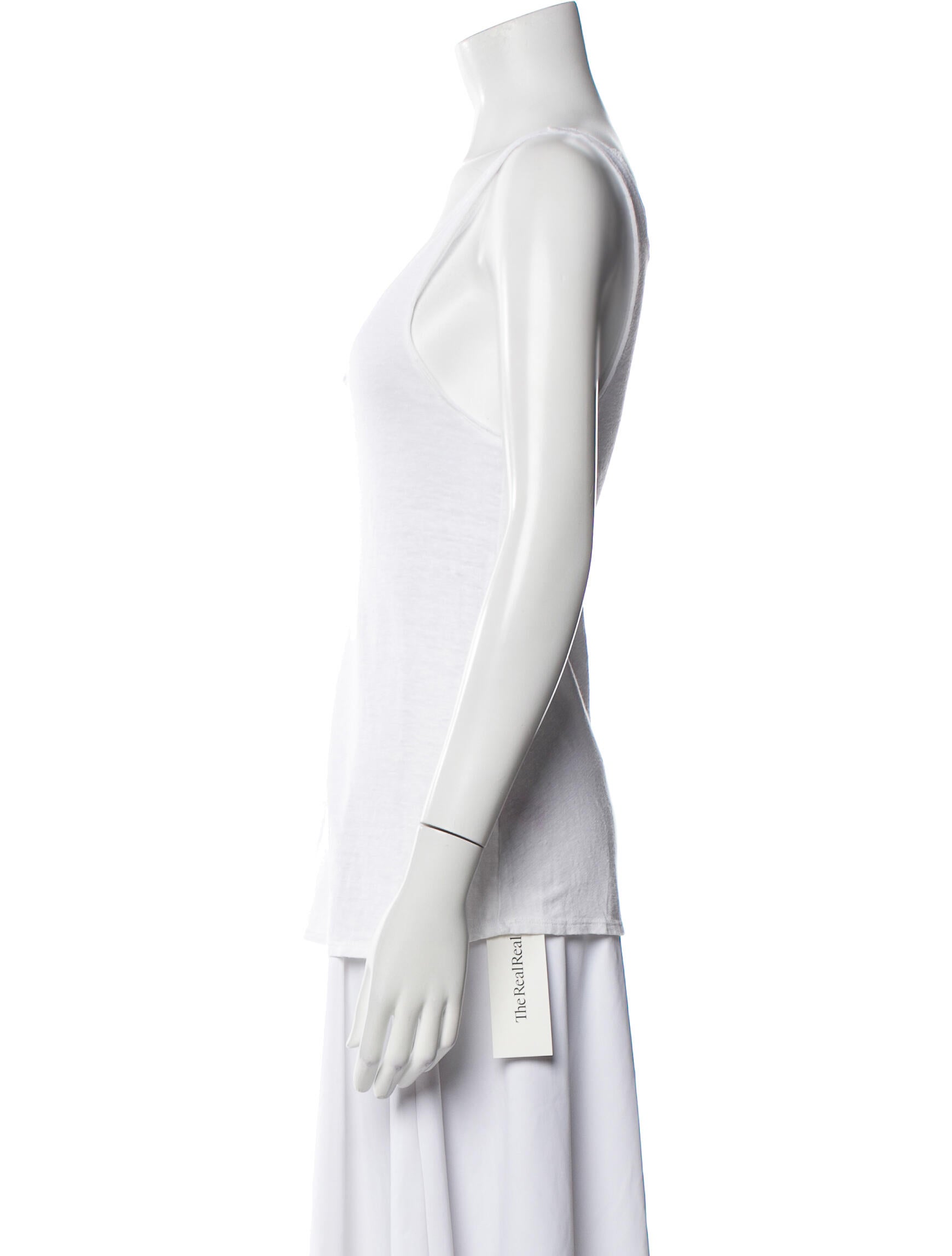 Calypso St. Barth Linen Scoop Neck Top