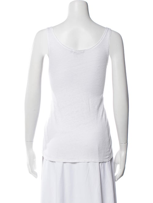 Calypso St. Barth Linen Scoop Neck Top