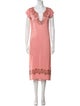 Calypso St. Barth Linen Midi Length Dress