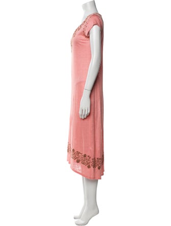 Calypso St. Barth Linen Midi Length Dress