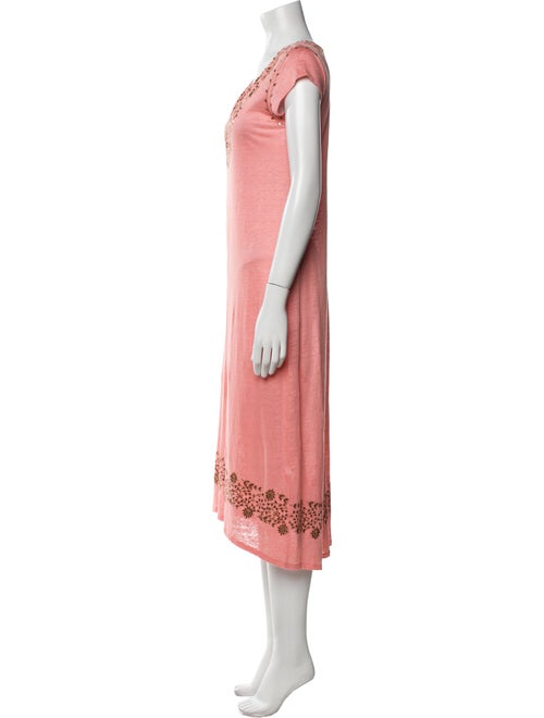 Calypso St. Barth Linen Midi Length Dress