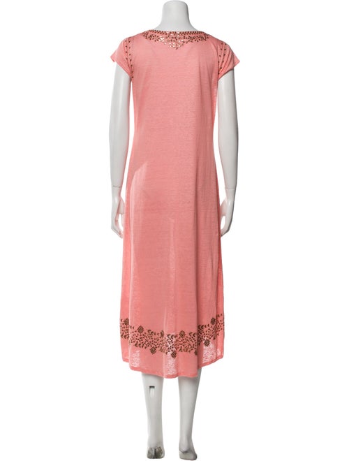 Calypso St. Barth Linen Midi Length Dress