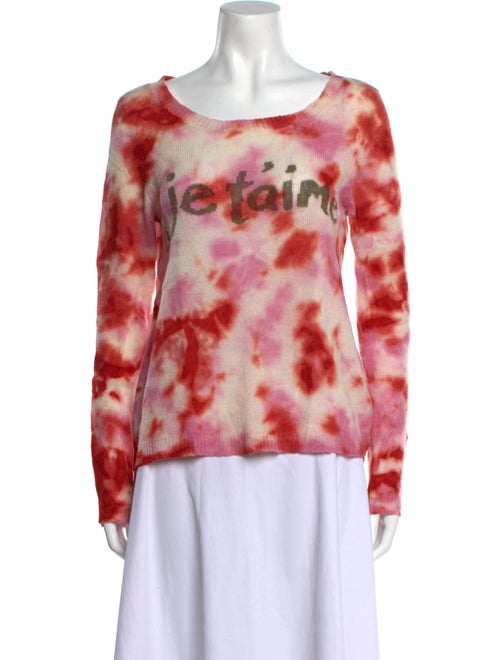 Calypso St. Barth Cashmere Tie-Dye Print Sweater