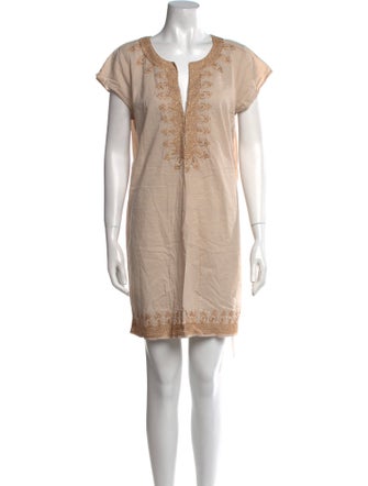 Calypso St. Barth V-Neck Mini Dress