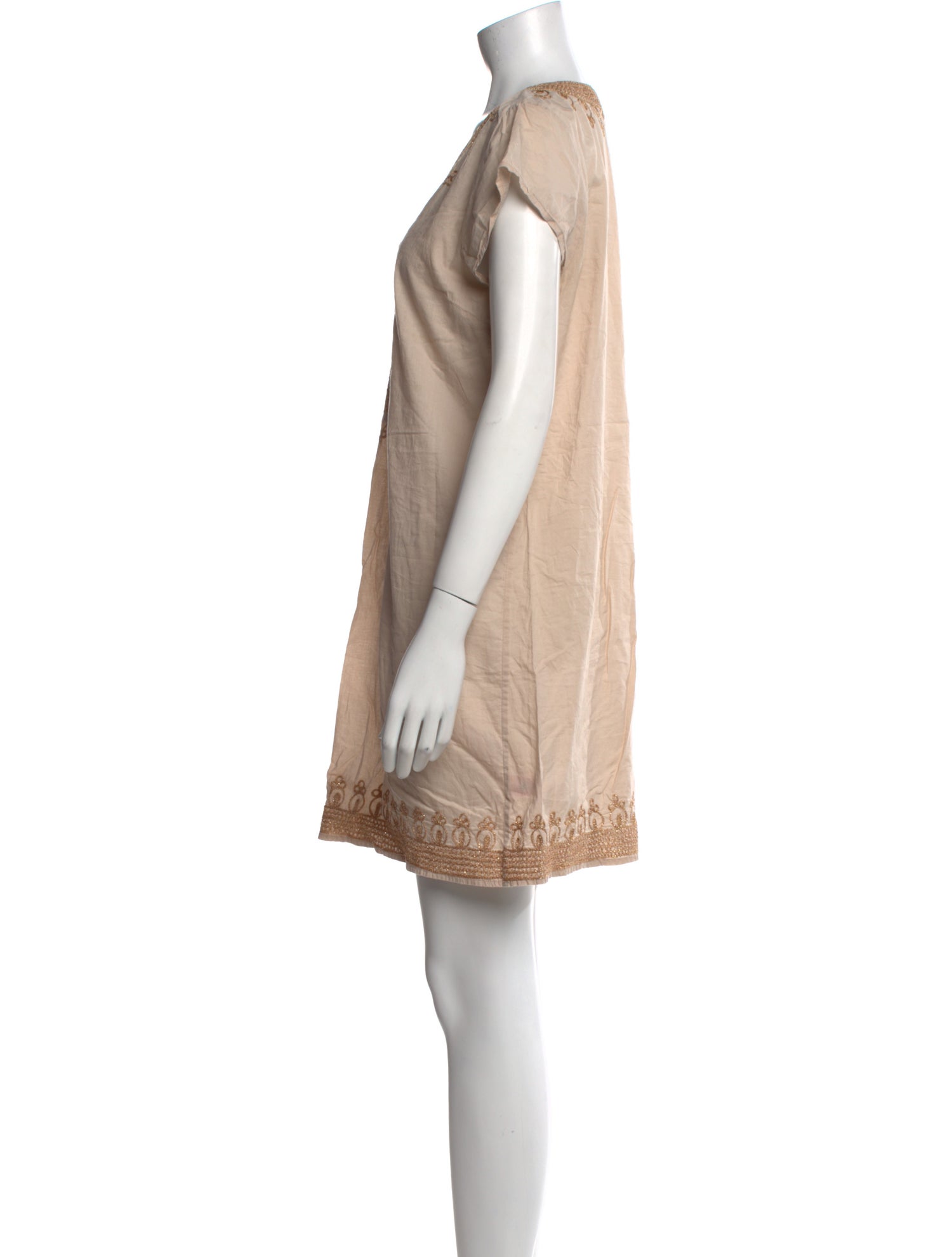 Calypso St. Barth V-Neck Mini Dress