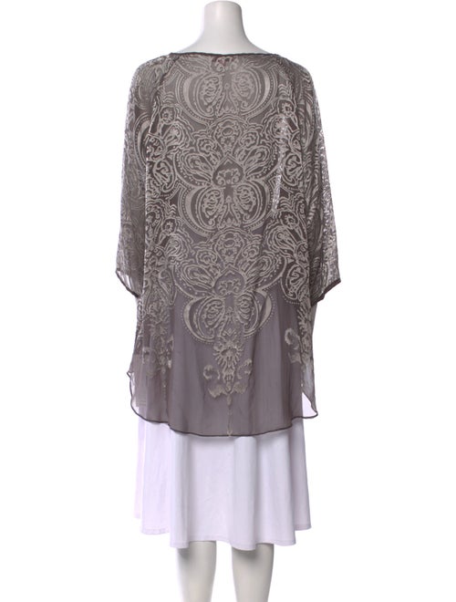 Calypso St. Barth Printed Bateau Neckline Tunic