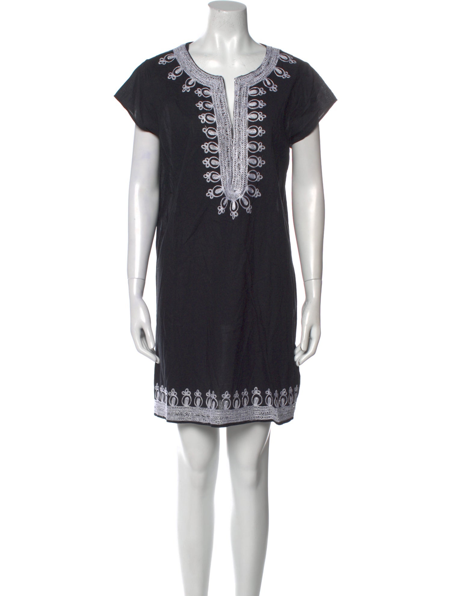 Calypso St. Barth V-Neck Mini Dress