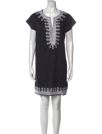 Calypso St. Barth V-Neck Mini Dress