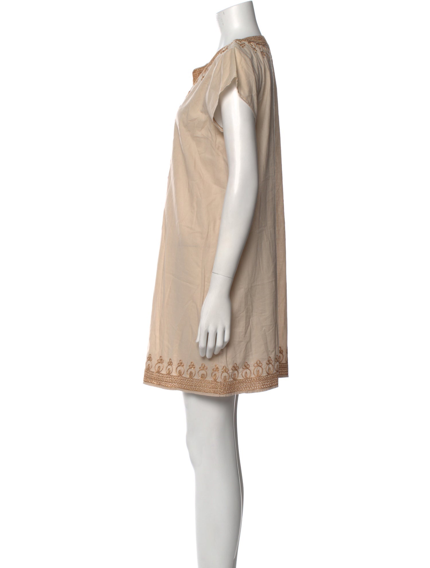 Calypso St. Barth V-Neck Mini Dress