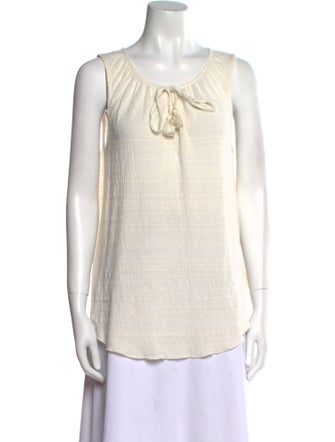 Calypso St. Barth Scoop Neck Sleeveless Top