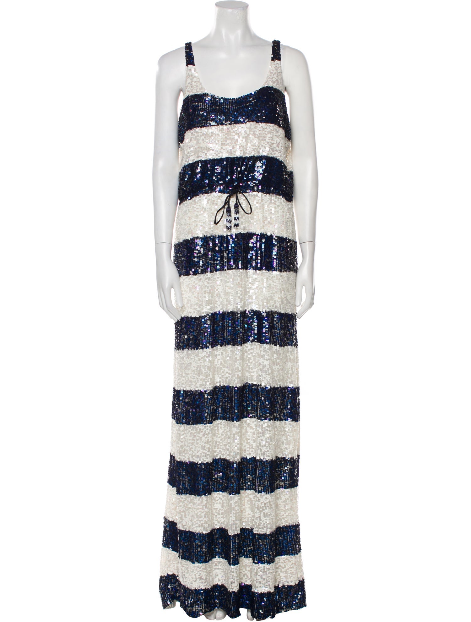 Calypso St. Barth Striped Long Dress