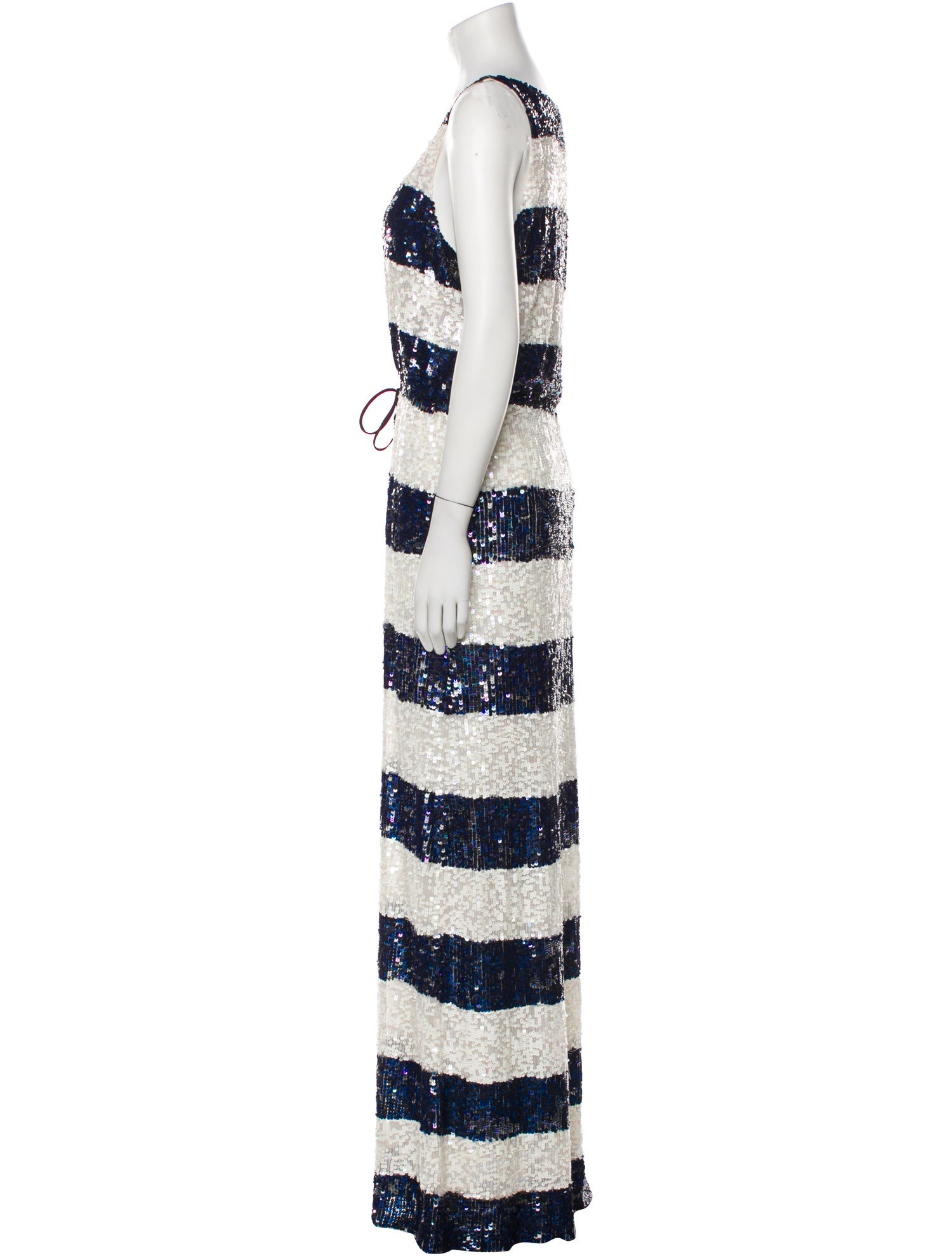 Calypso St. Barth Striped Long Dress