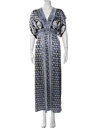 Calypso St. Barth Silk Long Dress