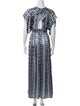 Calypso St. Barth Silk Long Dress