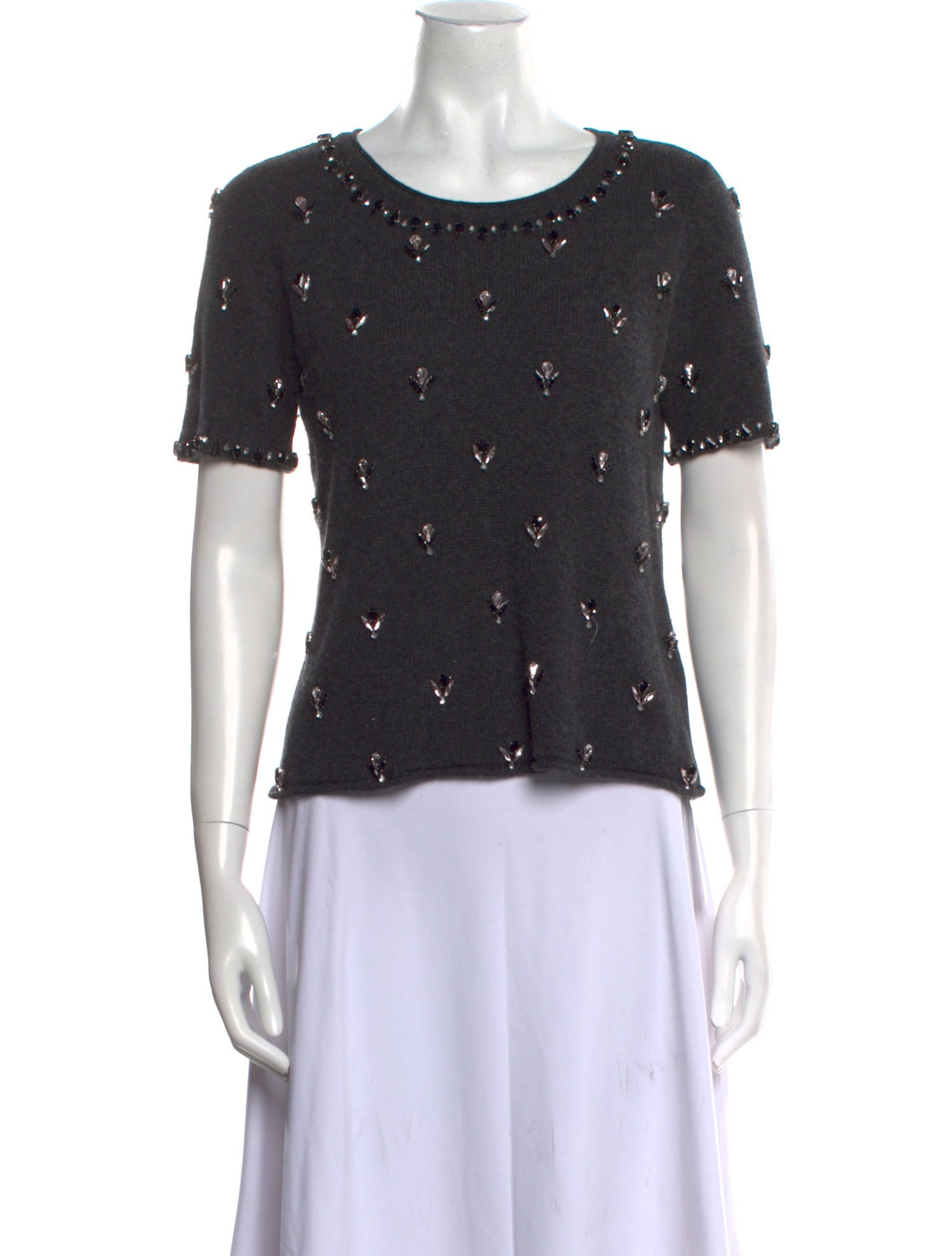 Calypso St. Barth Cashmere Scoop Neck Sweater