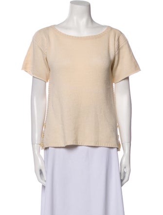 Calypso St. Barth Cashmere Bateau Neckline Sweater