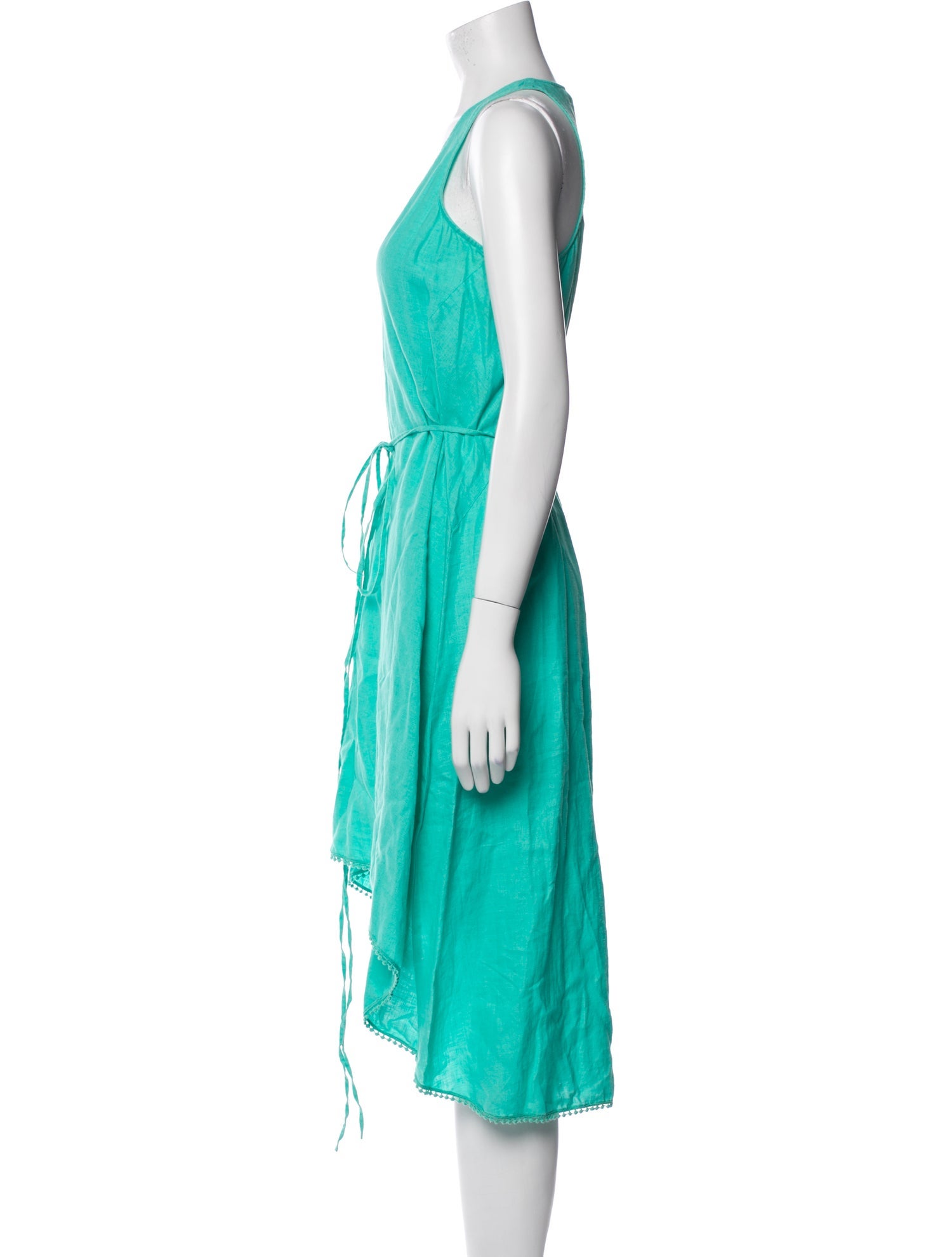 Calypso St. Barth Linen Midi Length Dress