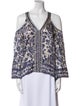 Calypso St. Barth Silk Floral Print Blouse