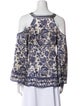 Calypso St. Barth Silk Floral Print Blouse
