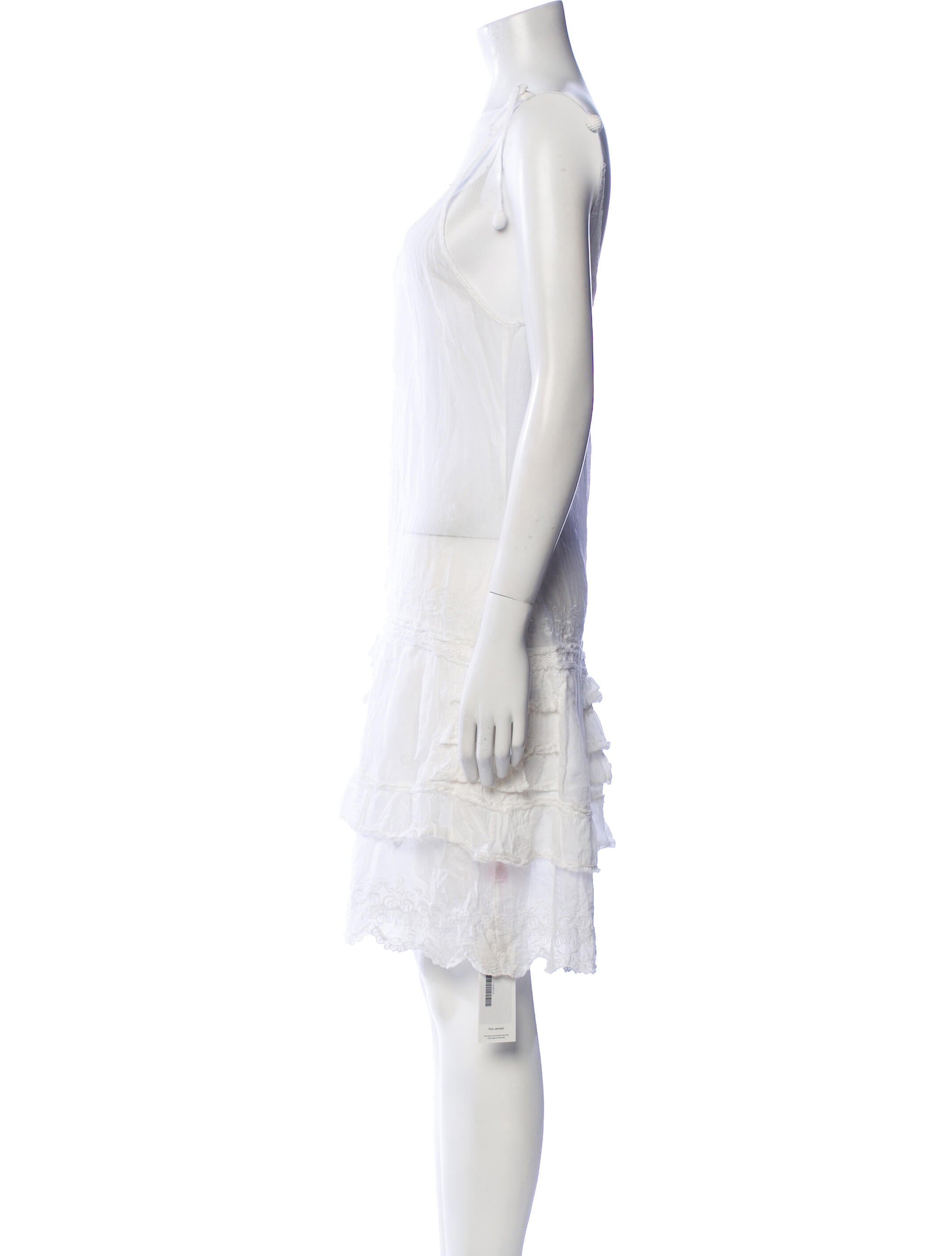 Calypso St. Barth Scoop Neck Mini Dress