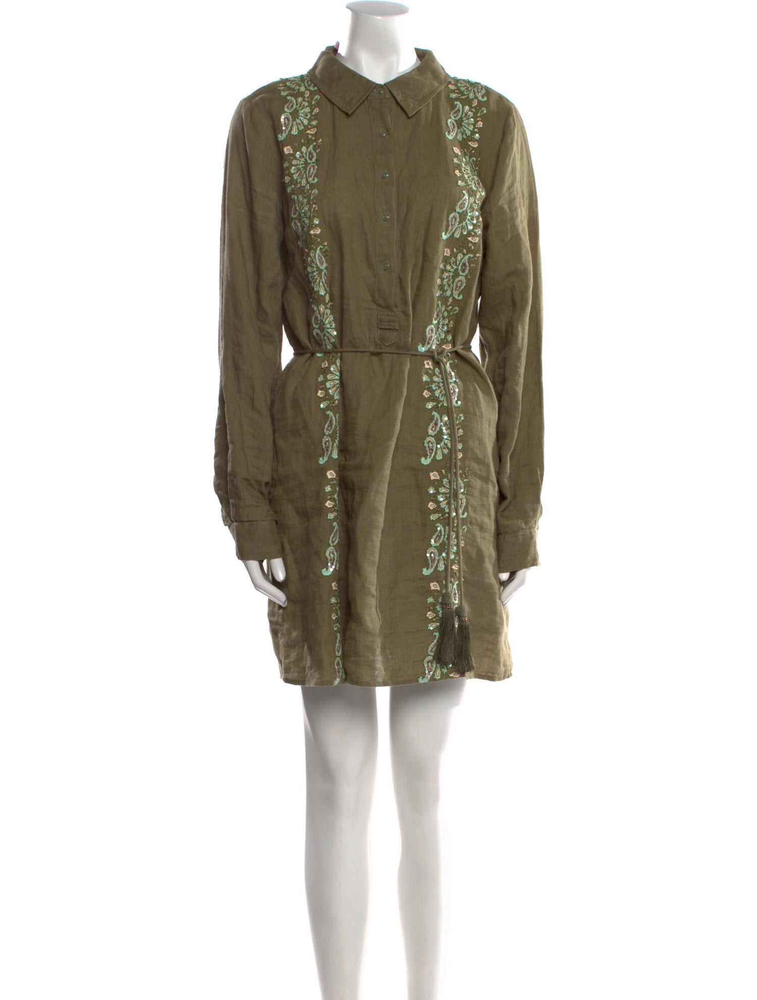 Calypso St. Barth Linen Mini Dress