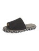 Calypso St. Barth Suede Whipstitch Trim Slides