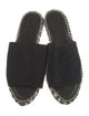 Calypso St. Barth Suede Whipstitch Trim Slides