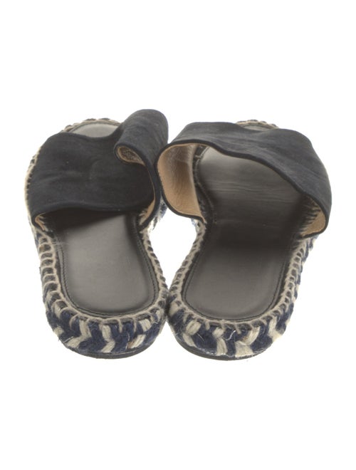 Calypso St. Barth Suede Whipstitch Trim Slides