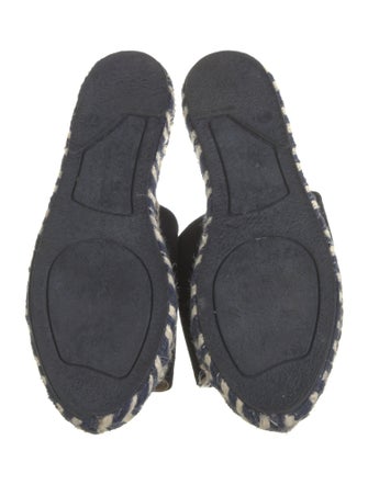 Calypso St. Barth Suede Whipstitch Trim Slides