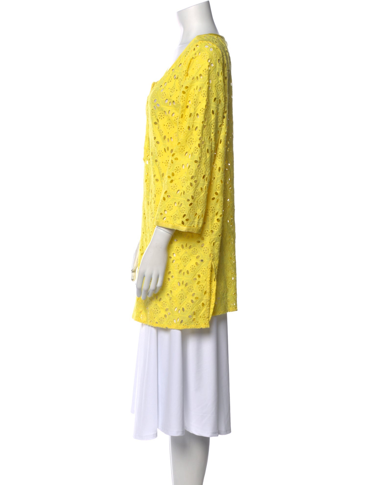 Calypso St. Barth Printed Scoop Neck Sweater