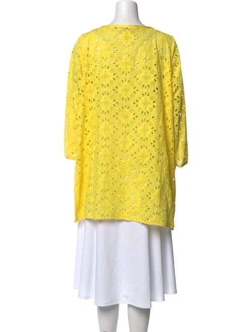 Calypso St. Barth Printed Scoop Neck Sweater