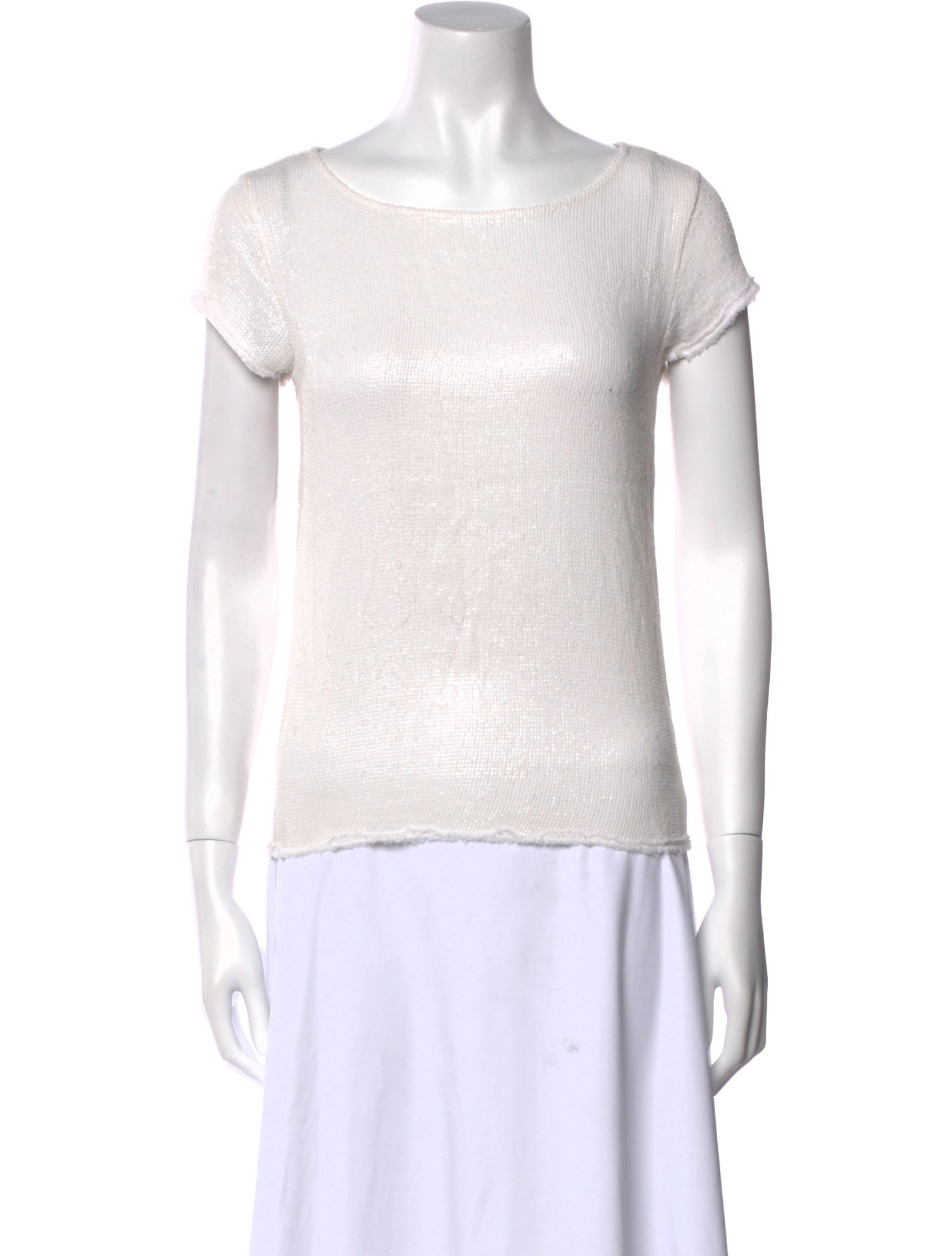 Calypso St. Barth Bateau Neckline Short Sleeve Top