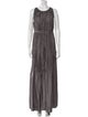 Calypso St. Barth Silk Long Dress