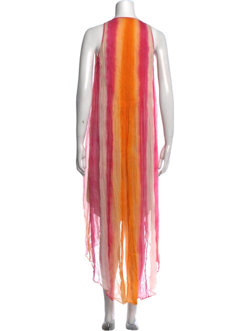 Calypso St. Barth Striped Long Dress