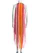 Calypso St. Barth Striped Long Dress