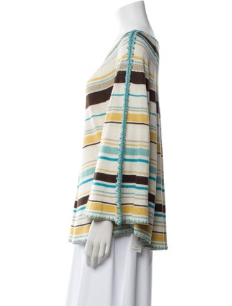 Calypso St. Barth Silk Striped Sweater