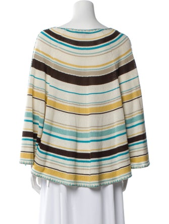 Calypso St. Barth Silk Striped Sweater