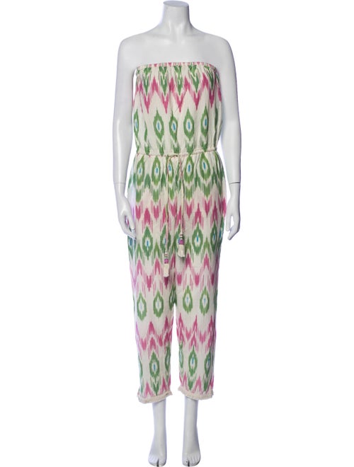 Calypso St. Barth Printed Strapless Jumpsuit