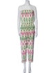 Calypso St. Barth Printed Strapless Jumpsuit