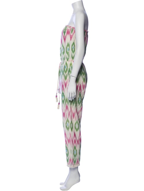 Calypso St. Barth Printed Strapless Jumpsuit