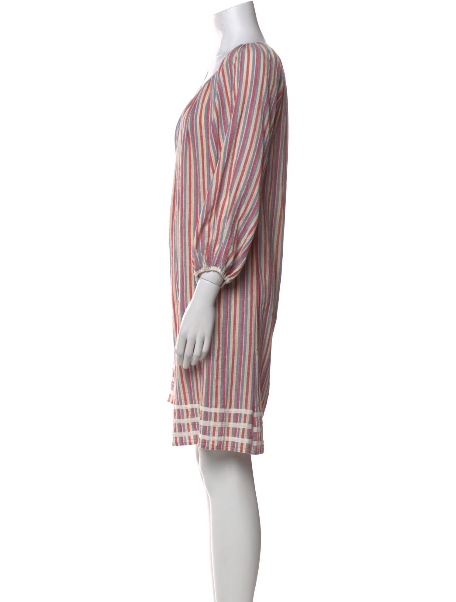 Calypso St. Barth Striped Knee-Length Dress
