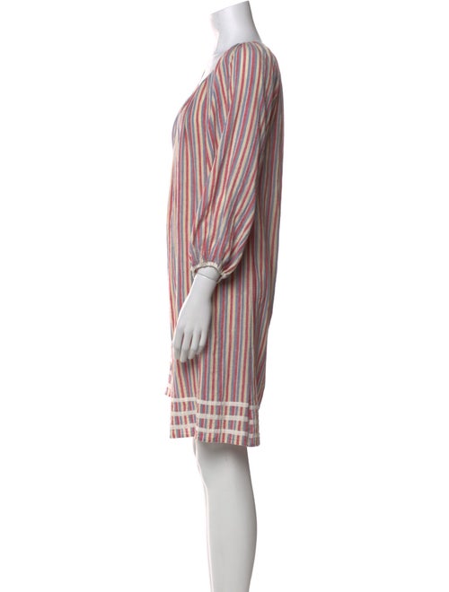Calypso St. Barth Striped Knee-Length Dress
