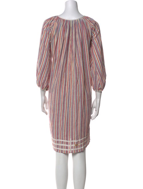 Calypso St. Barth Striped Knee-Length Dress