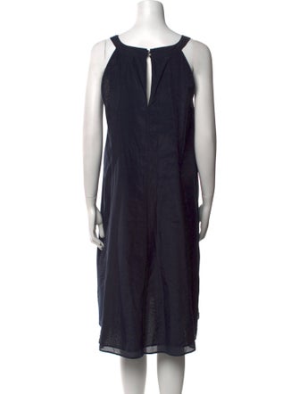 Calypso St. Barth Scoop Neck Knee-Length Dress