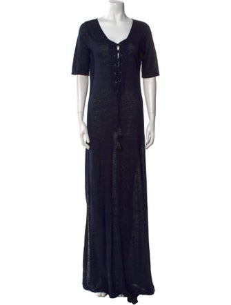 Calypso St. Barth Linen Long Dress