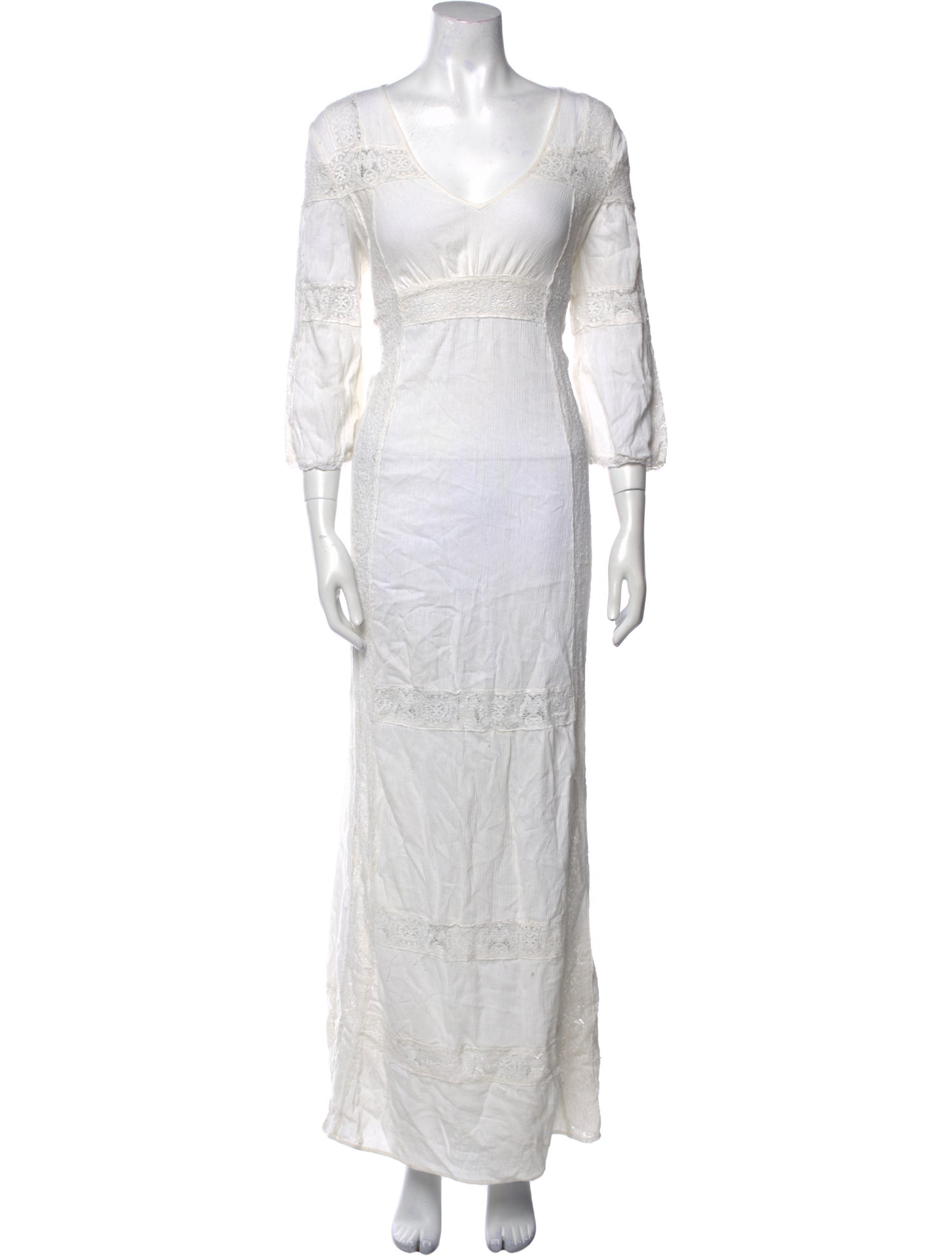 Calypso St. Barth V-Neck Long Dress