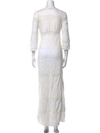 Calypso St. Barth V-Neck Long Dress