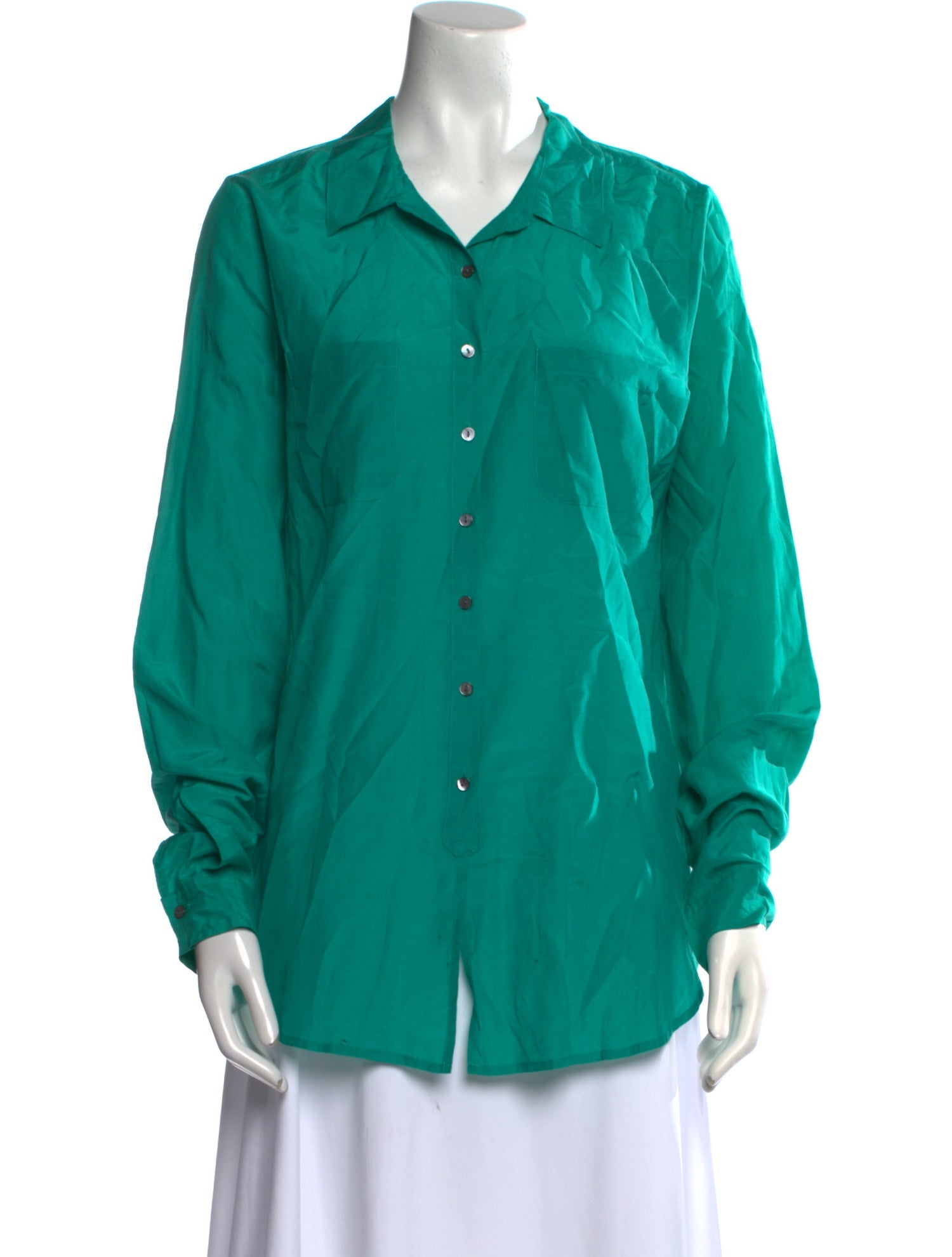 Calypso St. Barth Long Sleeve Button-Up Top