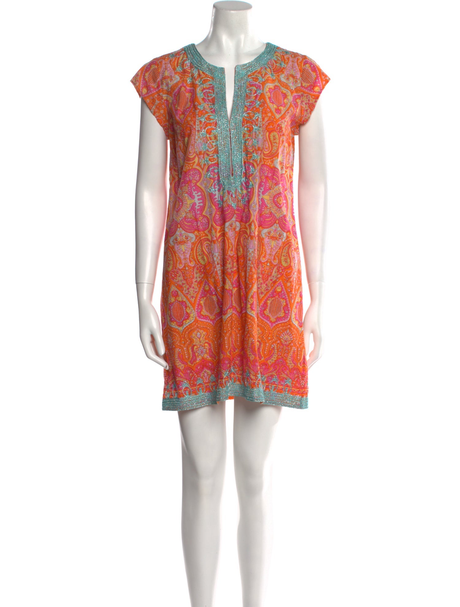 Calypso St. Barth Printed Mini Dress
